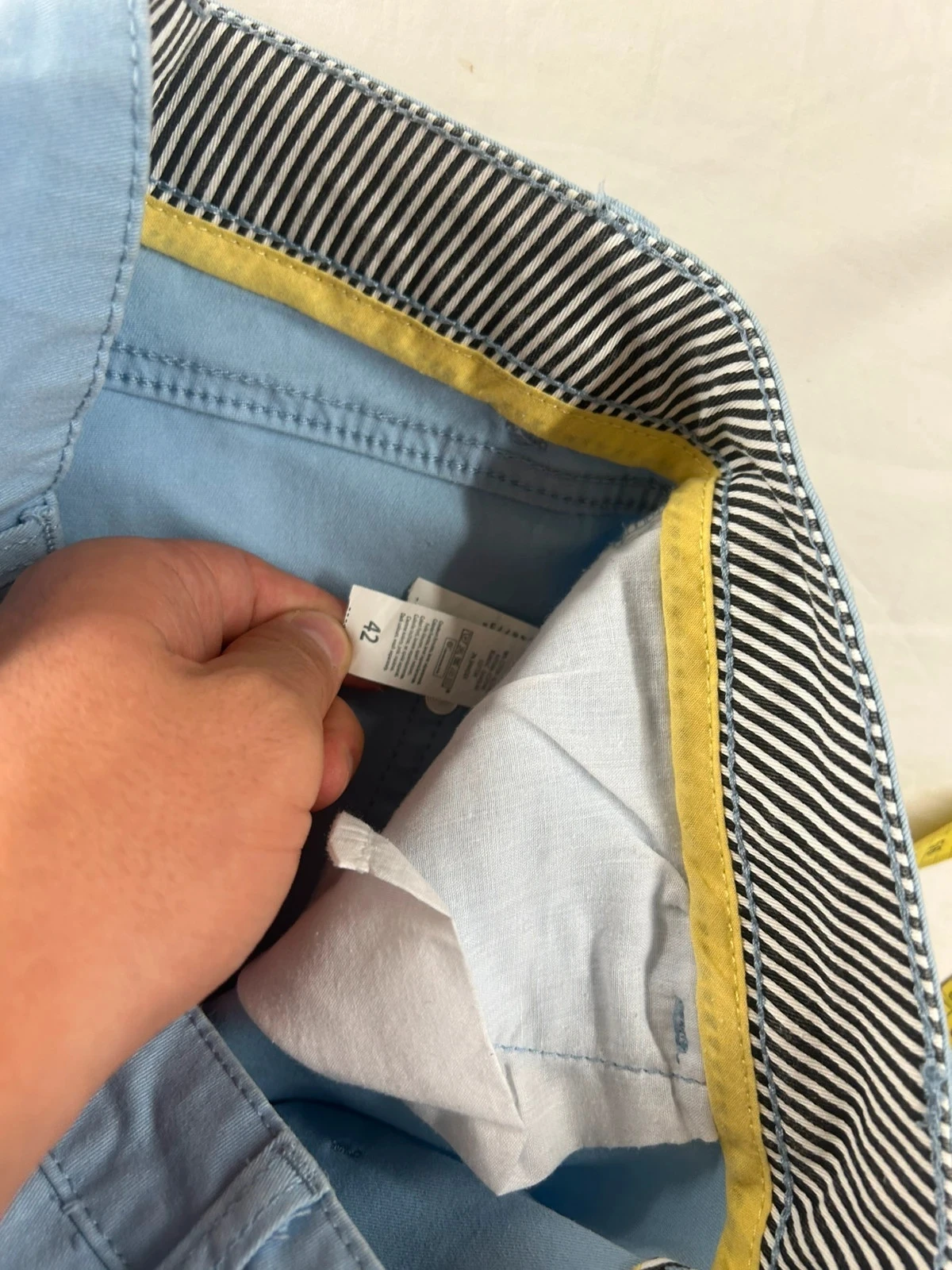 Turkoois blauwe spijkershort tex maat 42 – photo 6